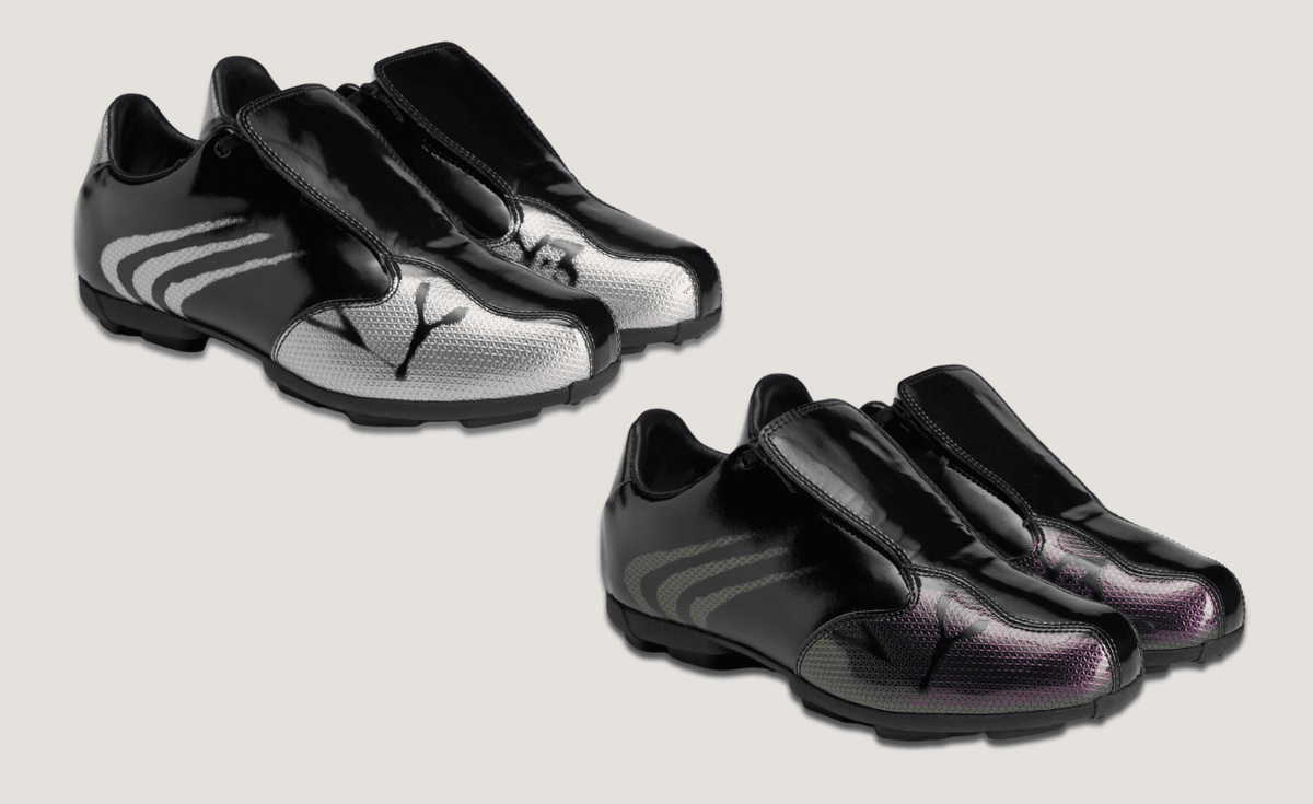 CHITO x adidas Y-3 F50+ Tunit Pack featuring black pair with iridescent toe accents and silver variant