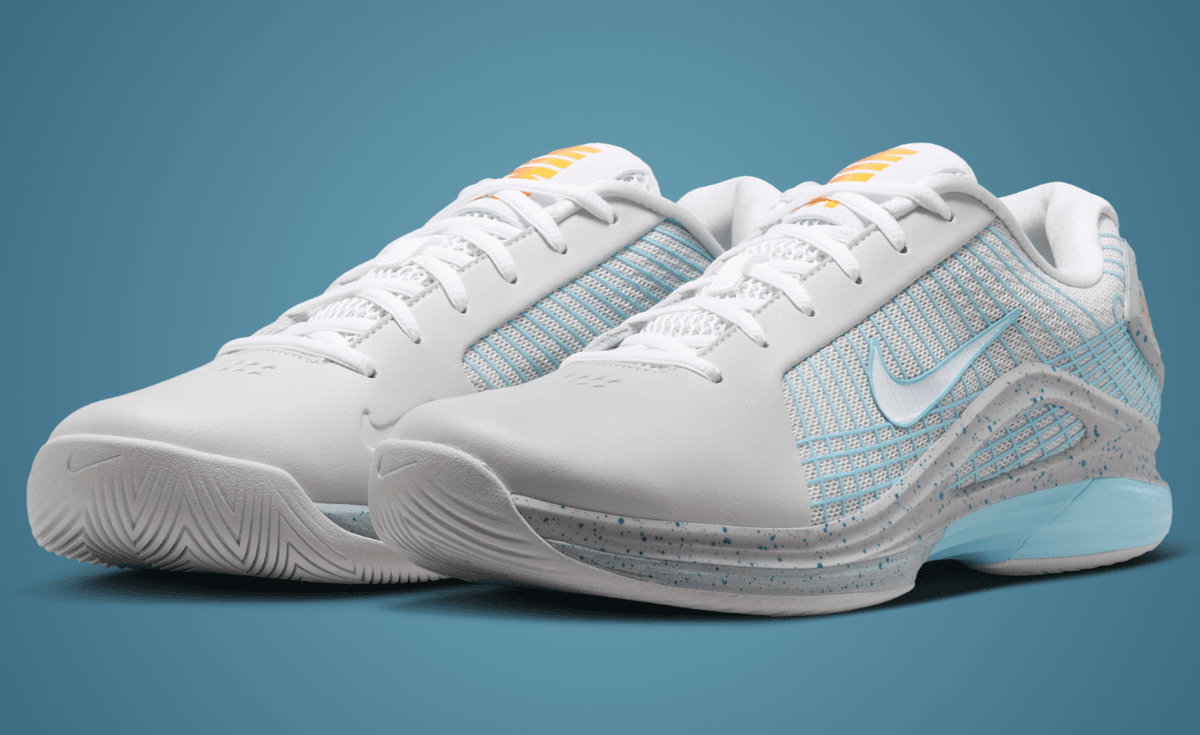 Nike Vapor 12 Hypersmash tennis shoe with Mag-inspired design elements and colorway