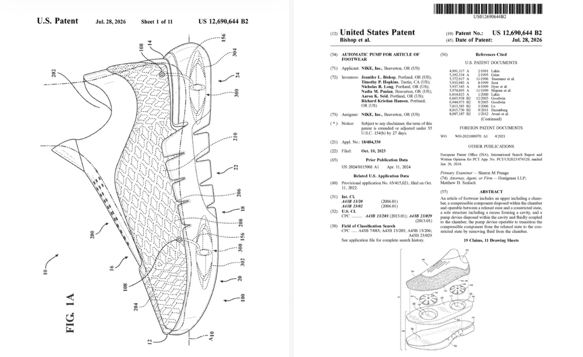 Nike Patents Sensory Air Tech, Expanding Mind Footwear Line