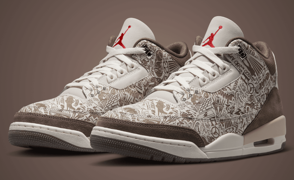 Air Jordan 3 Retro Laser Surfaces With All-Over Print Graphics