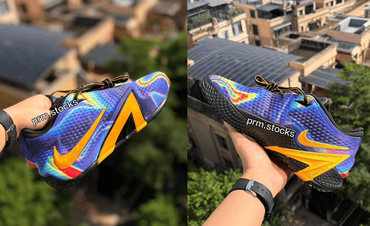 Nike Ja 4 Radar colorway featuring thermal heat map graphics across the upper