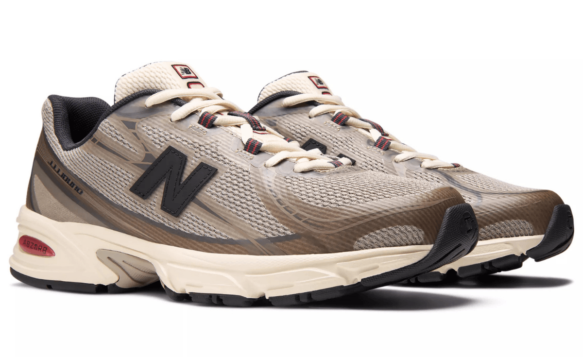 JJJJound x New Balance 740 collaboration sneaker in profile view