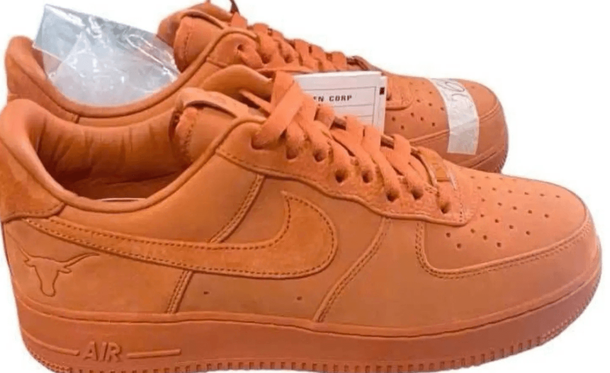 Nike Air Force 1 Low Luxe NCAA pack featuring monochrome colorways for Oregon, Kentucky, Georgia, and Texas