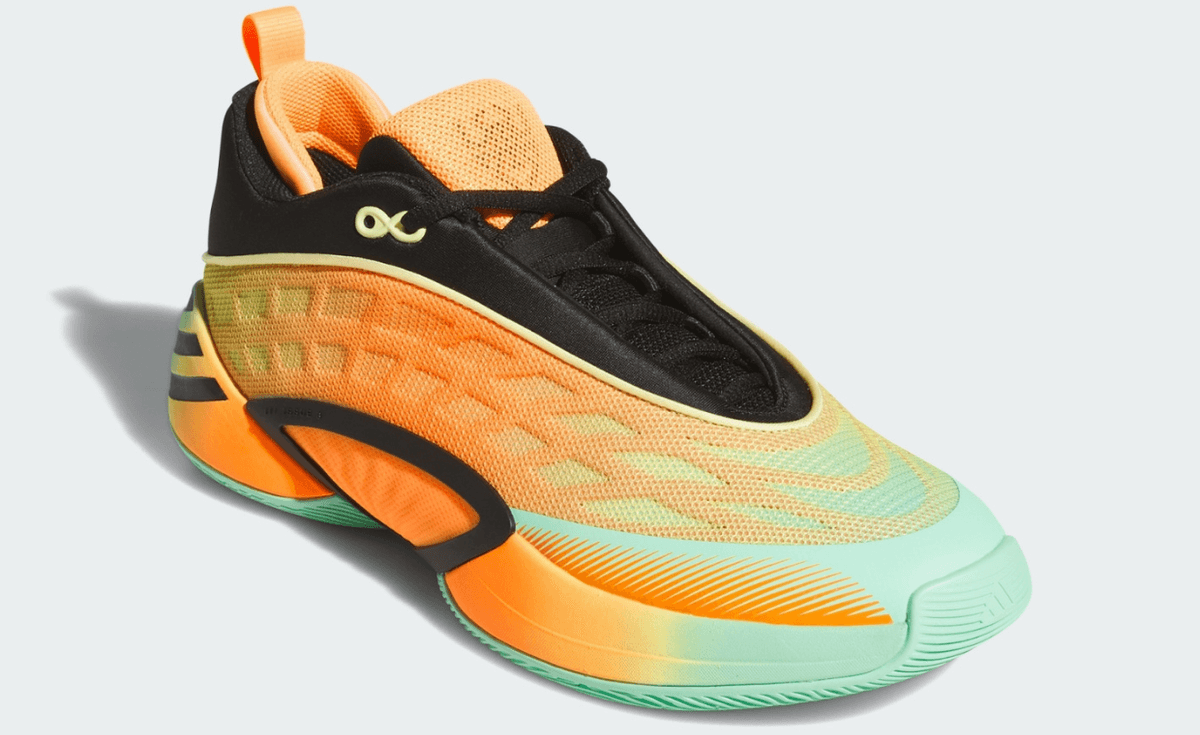 adidas DON Issue 8 Panama featuring green-and-orange gradient inspired by Panama's coat of arms