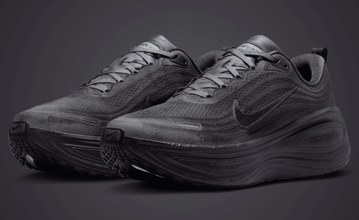 Nike Vomero Plus in concrete gray and steel tone colorway inspired by Berlin's brutalist architecture