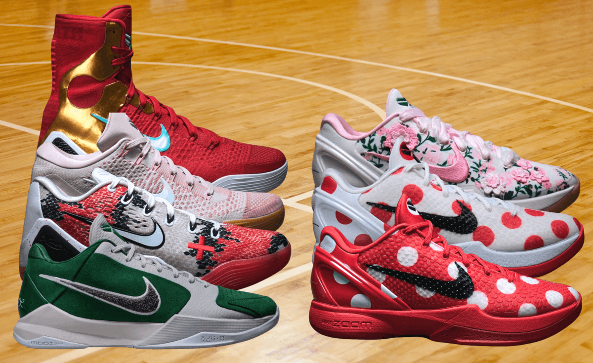 Vanessa Bryant Instagram preview of seven unreleased Nike Kobe sneaker colorways