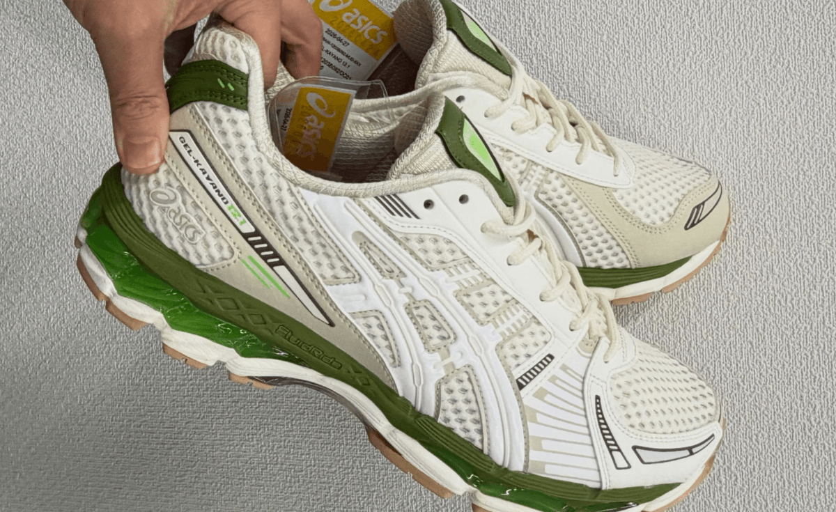 Asics Gel-Kayano 12.1 in the Atmos x Asics collaborative colorway