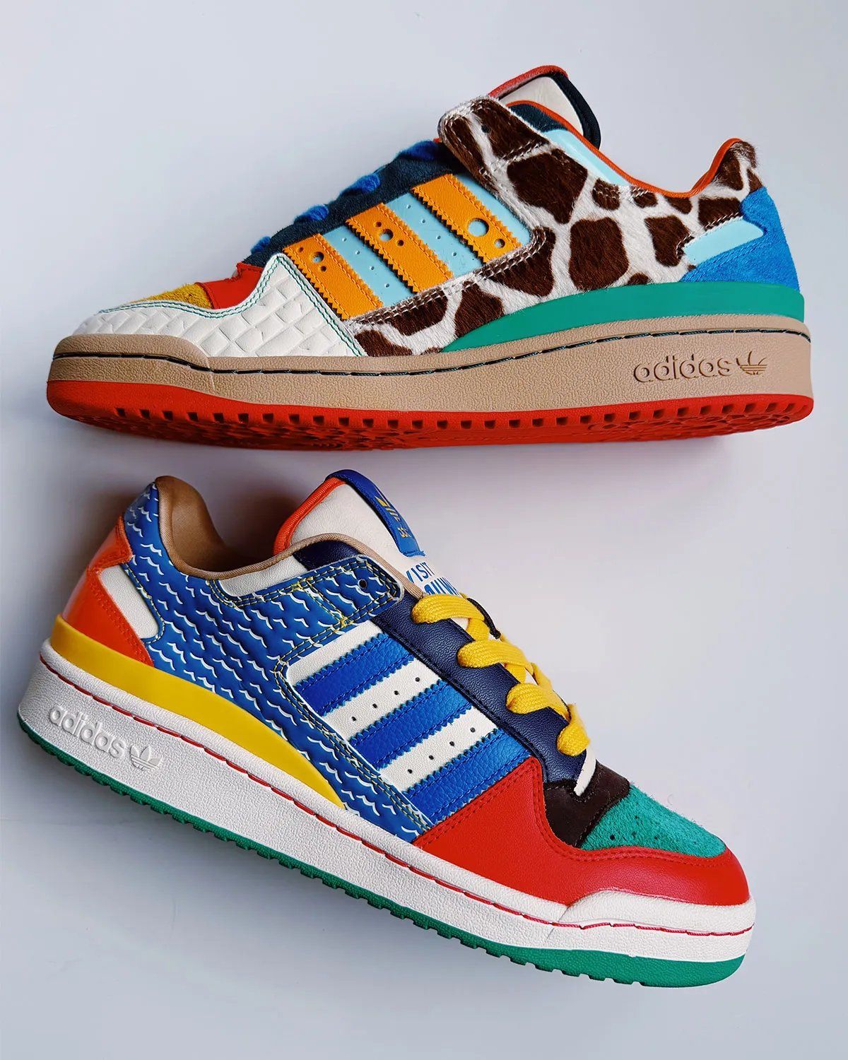 adidas Forum Low "What The Milwaukee" in full detail, featuring collaborative design elements and regional Milwaukee aesthetic
