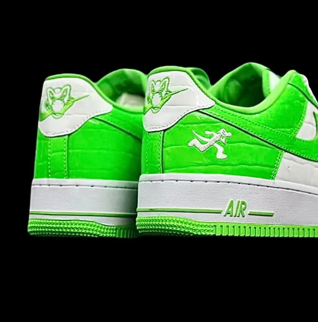 Nike Air Force 1 in collaboration with Africa's Street Souk, showcasing the classic silhouette with culturally-inspired design elements
