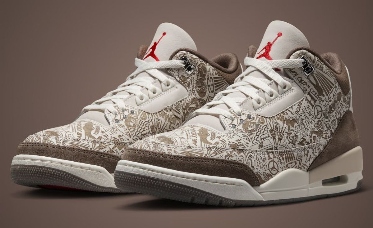 Air Jordan 3 Retro Laser Surfaces With All-Over Print Graphics