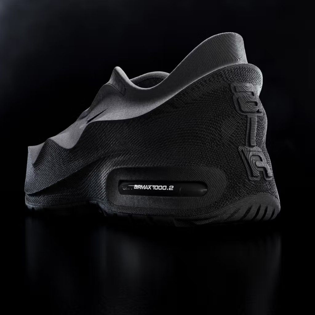 Nike Air Max 1000.2 Zellerfeld collaboration featuring 3D-printed upper construction with integrated Air Max cushioning