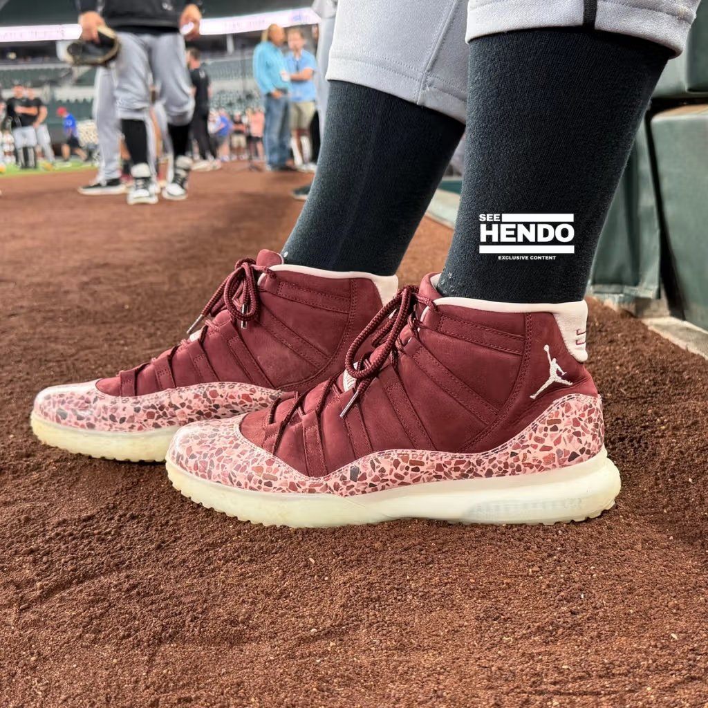Air Jordan 11 P.E. custom sneaker created for Chicago White Sox player Munetaka Murakami