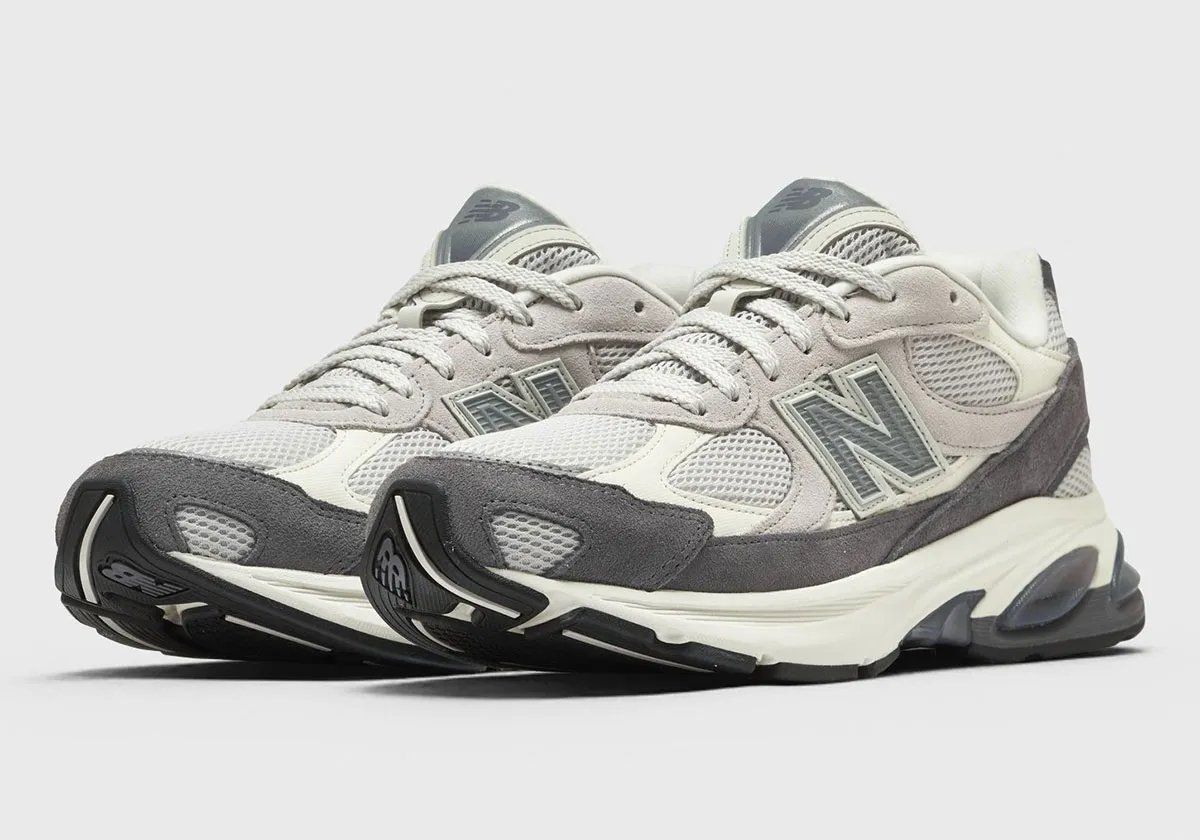 New Balance 2010 in Neptune Grey colorway featuring darkened mudguard contrast detailing
