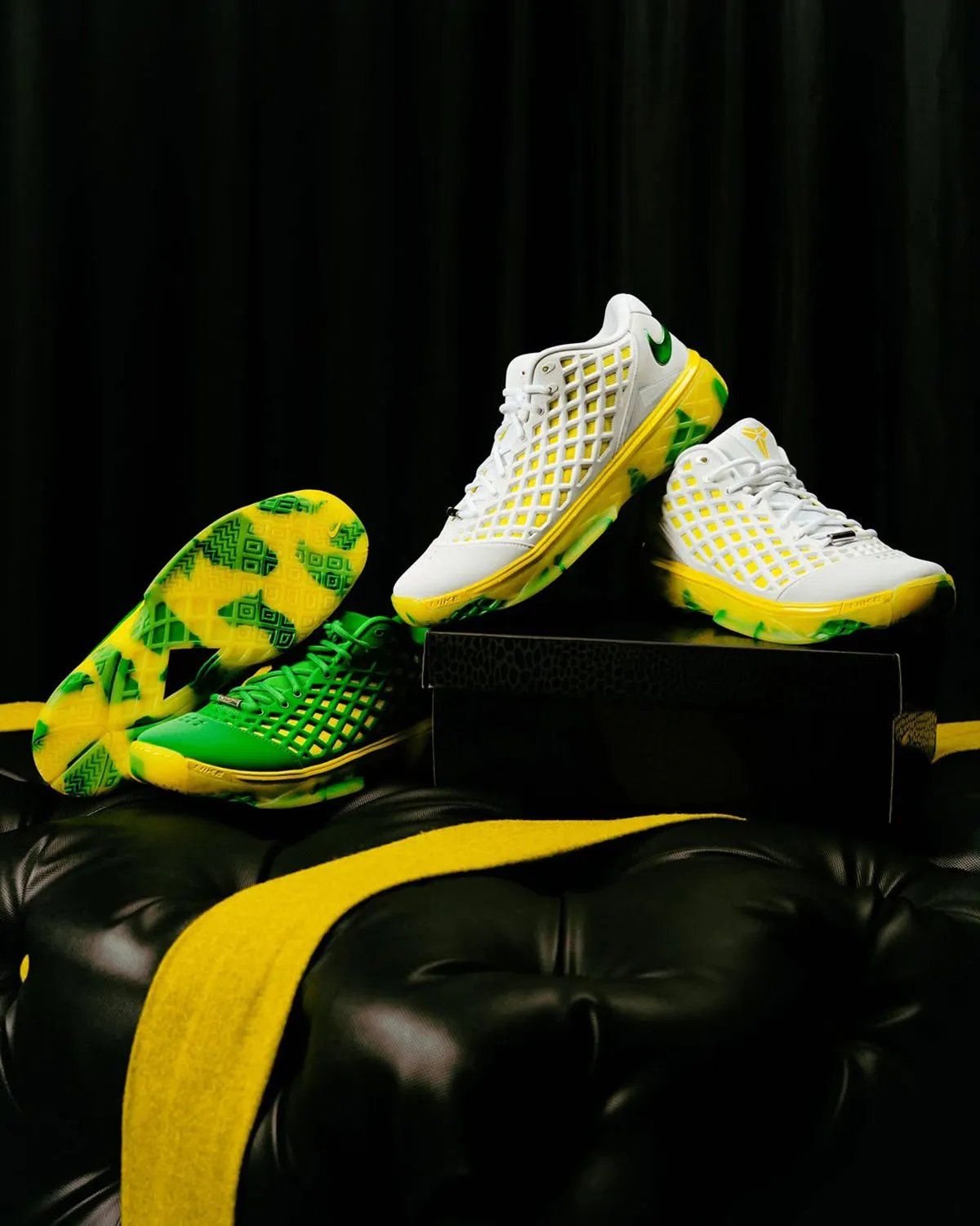 Nike Kobe 3 Low Protro in Oregon University colorway, player edition exclusive