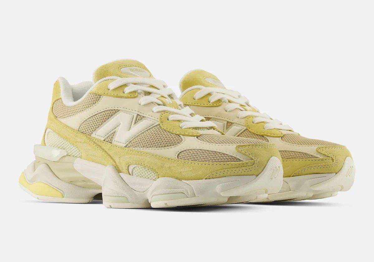 New Balance 9060R in Enoki colorway featuring suede and mesh upper inspired by the 993 silhouette