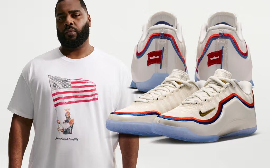 Nike LeBron 23 Old Glory in red, white, and blue patriotic colorway