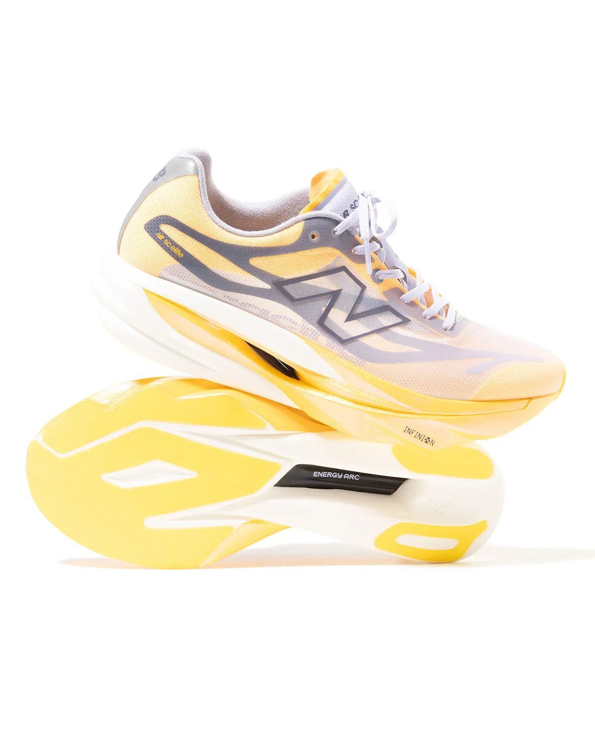 New Balance SuperComp Elite v6 performance marathon running shoe in lightweight FANTOMFIT mesh construction