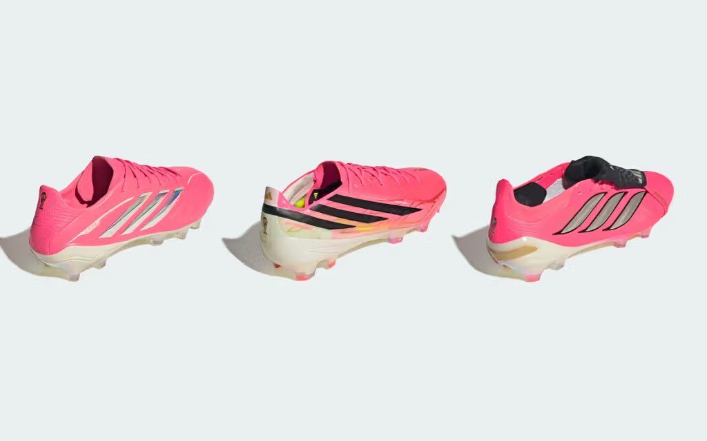 Adidas F50 boots in Road to Glory colorway, FIFA World Cup 26 collection