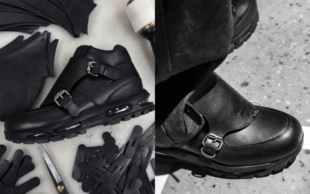 Public School NY x Nike Air Max Goadome collaborative boot in holiday 2026 colorway