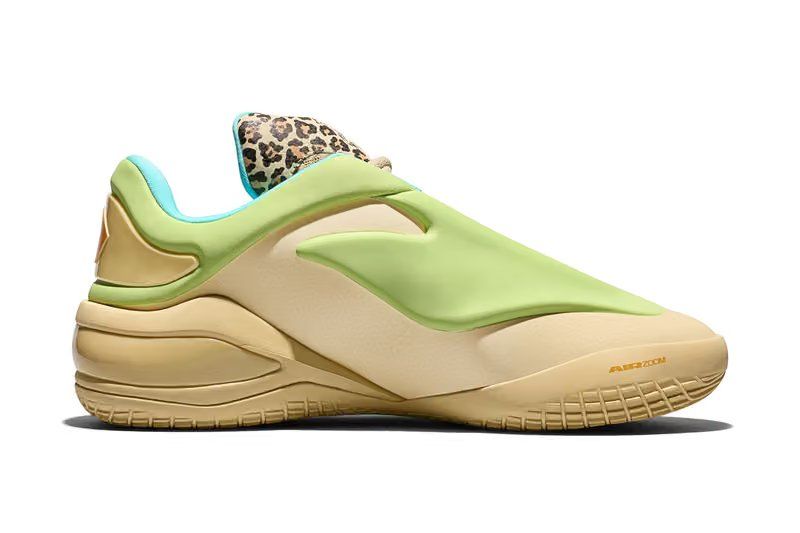 Converse SHAI 001 Lace Up in Lime, Berry, and Cheetah colorways, showcasing volt, pink, and tan tones with Nike Zoom Air cushioning