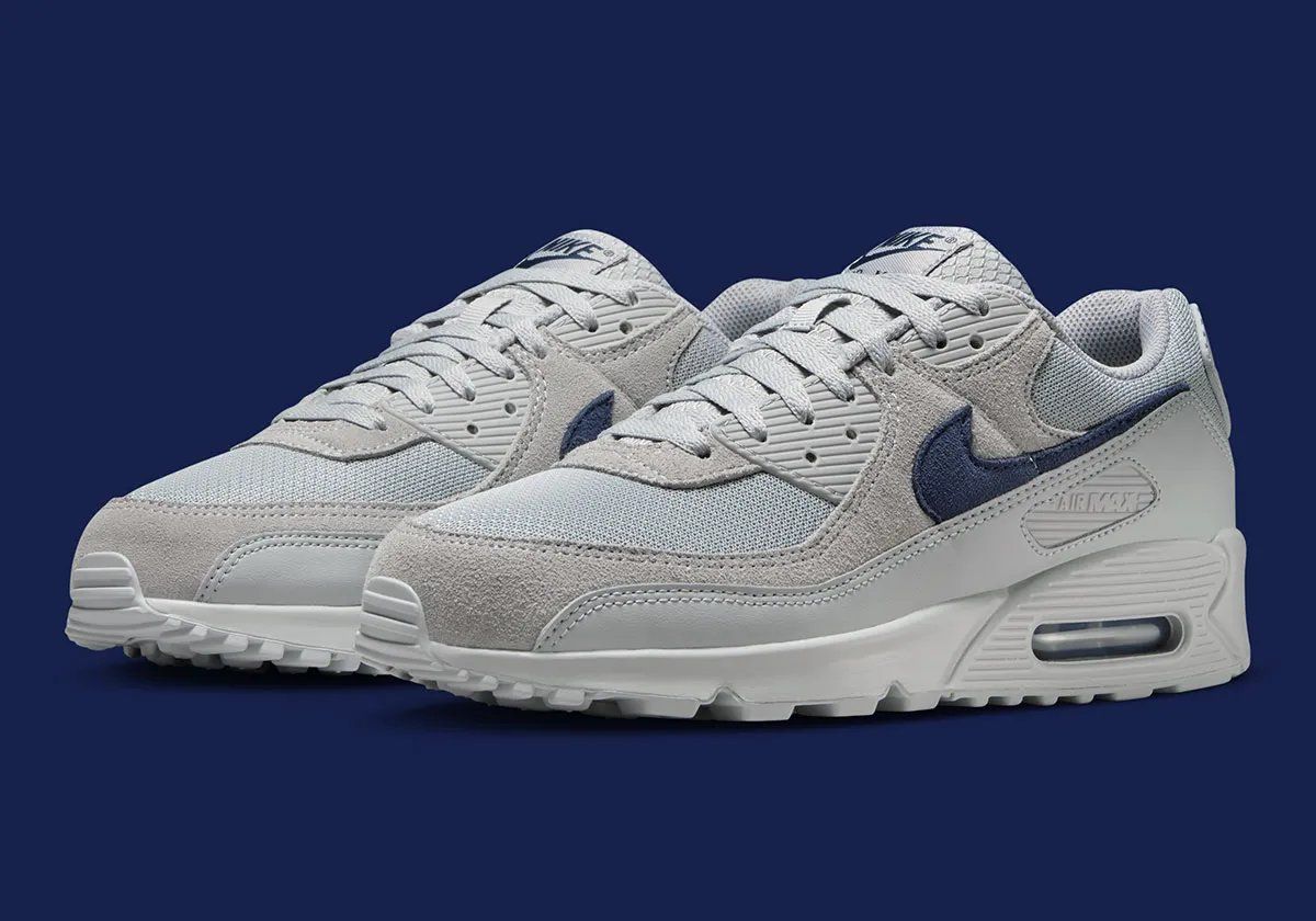 Nike Air Max 90 in team-aligned colorway styled for stadium wear
