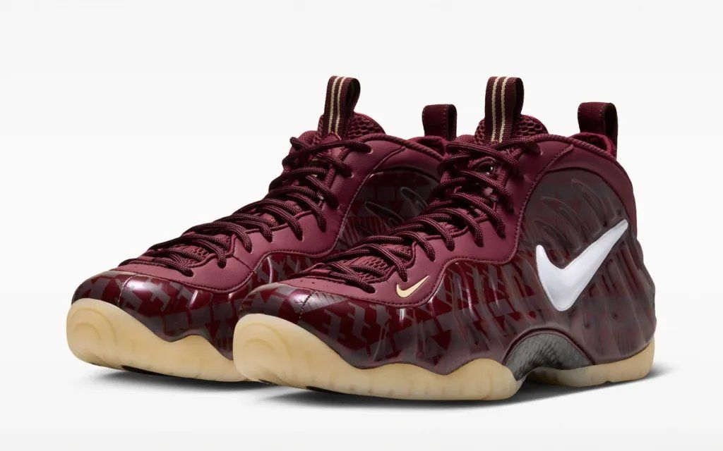 Nike Air Foamposite Pro College Football collection preview, molded composite shell with collegiate color blocking