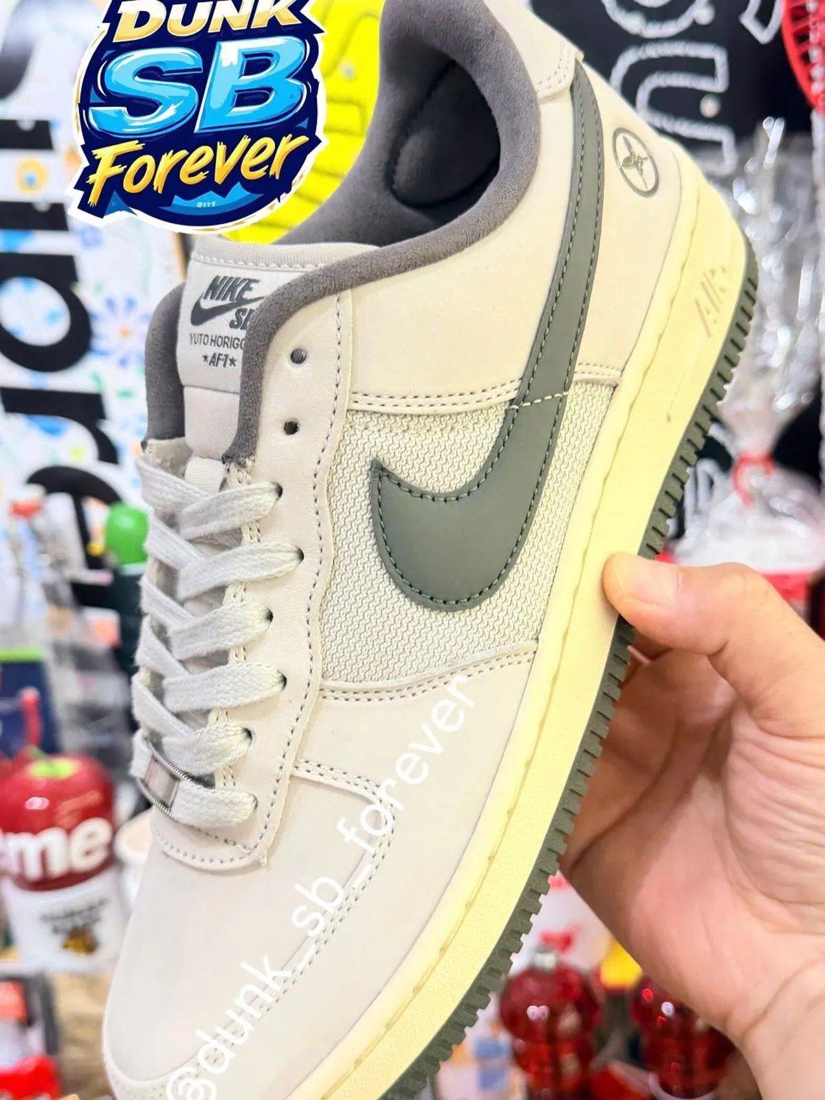 Nike SB Air Force 1 Low in collaboration with Yuto Horigome, featuring reinforced construction and skate-specific design details