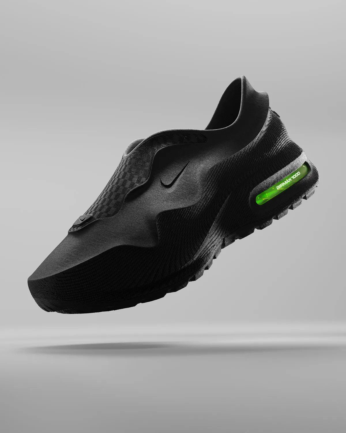 Nike Air Max 1000 x Zellerfeld collaboration sneaker displayed on neutral background