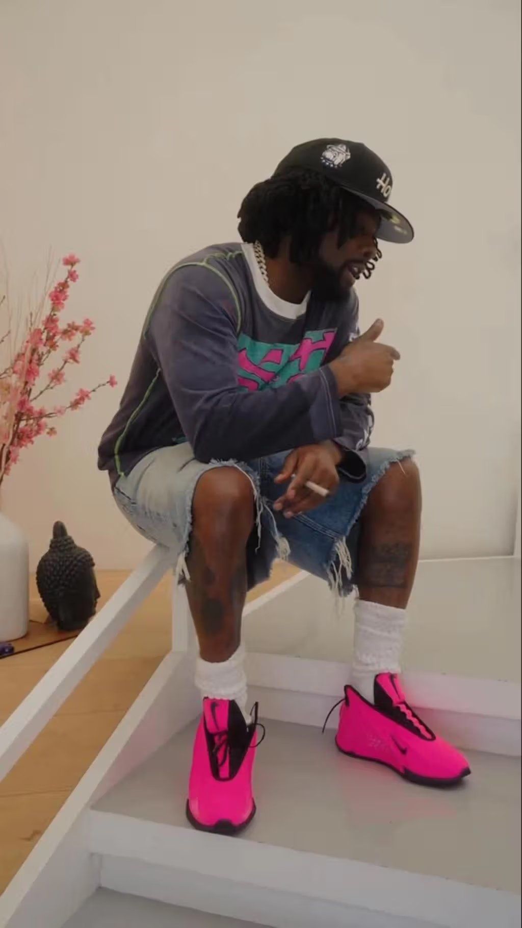 Nike G.T. Future in Hyper Pink colorway, previewed by Wale