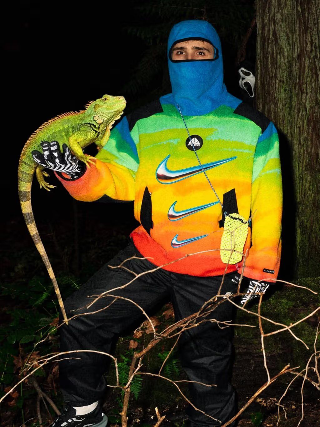 CPFM x Nike ACG collection inspired by iguana design featuring textured uppers and earth-toned colorways