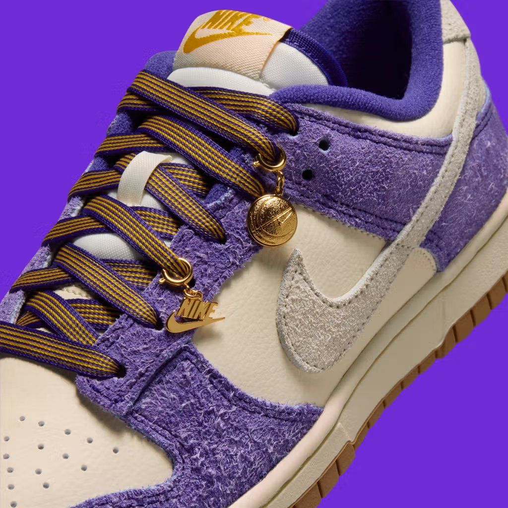 Nike Dunk Low Game Day in hardcourt-inspired colorway with premium leather and textile construction