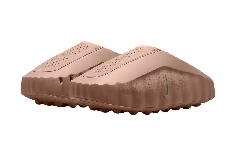 Nike Mind 001 'Hemp' women's sneaker in cream and sandrift colorway, hero angle