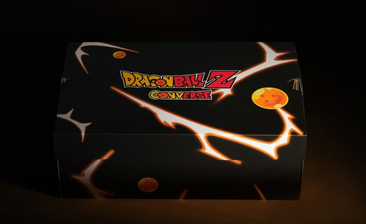 Dragon Ball Z x Converse Chuck Taylor All-Star collection featuring character-inspired colorways including Goku, Vegeta, and Shenron designs