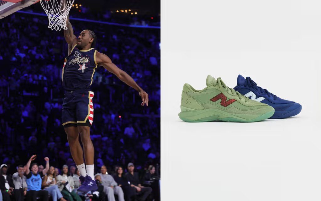 New Balance Kawhi V basketball sneaker in summer 2026 colorway