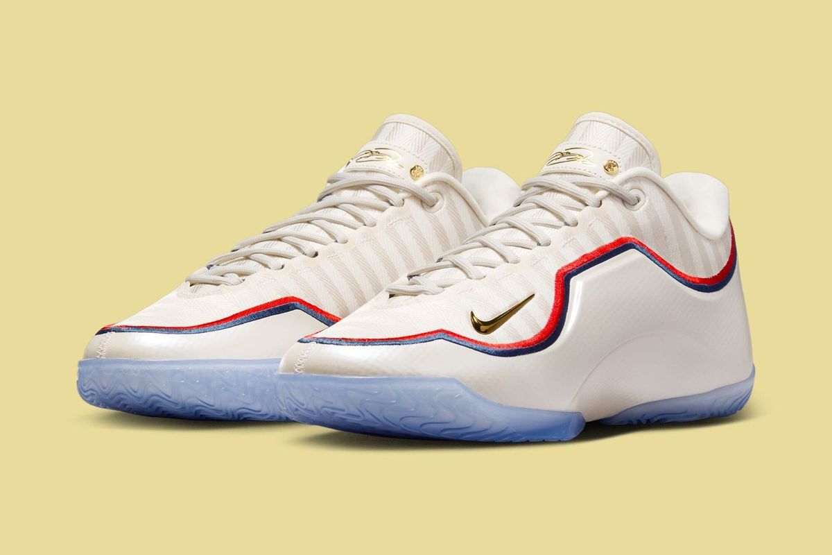 Nike LeBron 23 'Old Glory' colorway featuring patriotic design elements inspired by LeBron James' 25-point performance