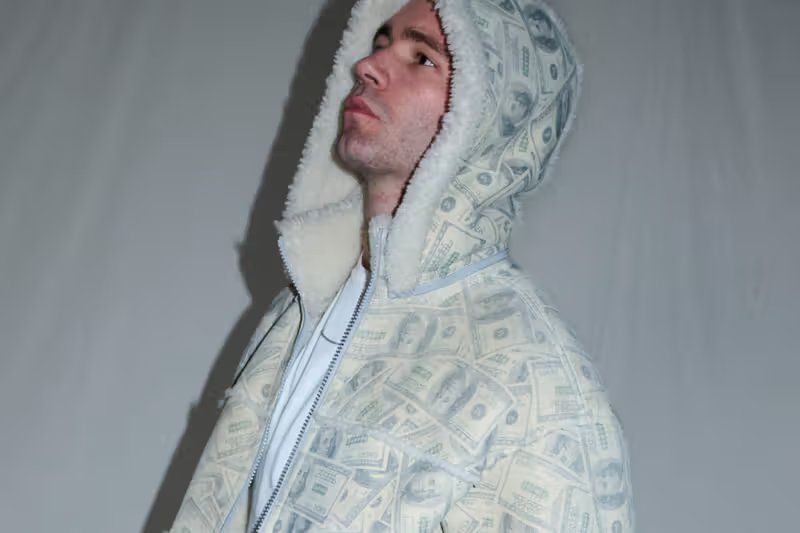 Supreme x MM6 Maison Margiela Spring 2026 collaboration featuring Schott leather jacket with eagle artwork and hooded shearling bombers