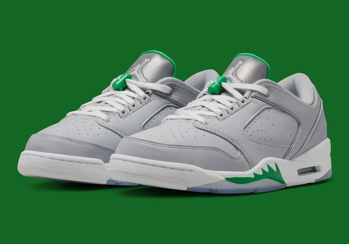 Jordan Sixty Plus in Wolf Grey—hybrid silhouette making its low-top debut with neutral colorway
