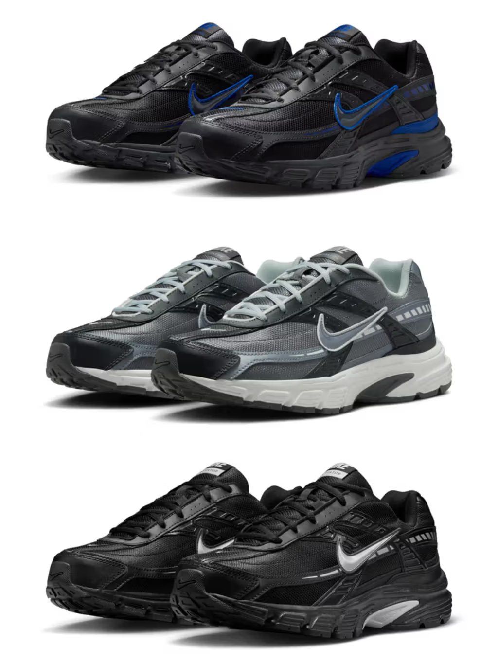 Nike Initiator sneaker in clean neutral colorway, side profile view