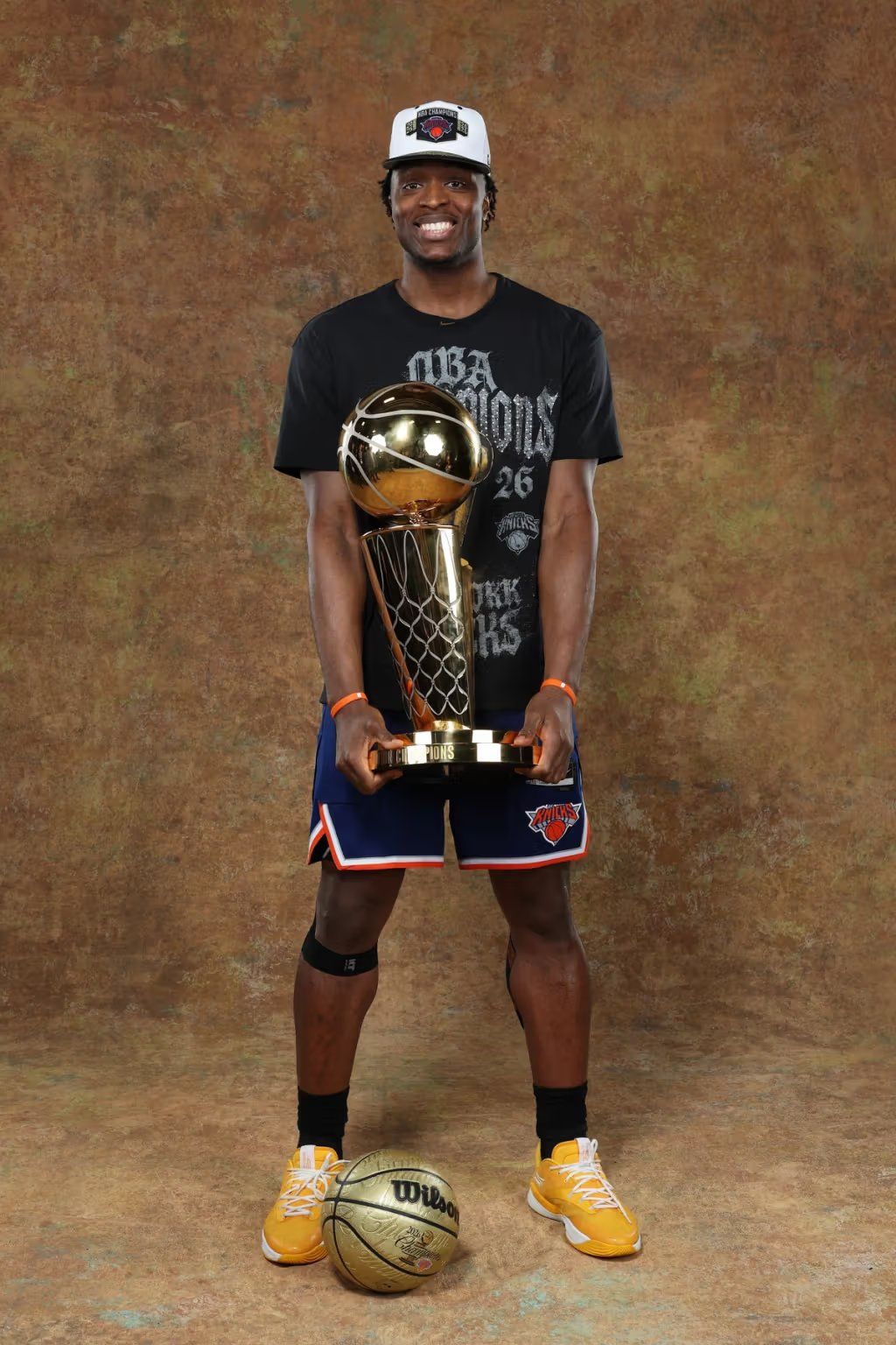 OG Anunoby in Skechers signature basketball shoe