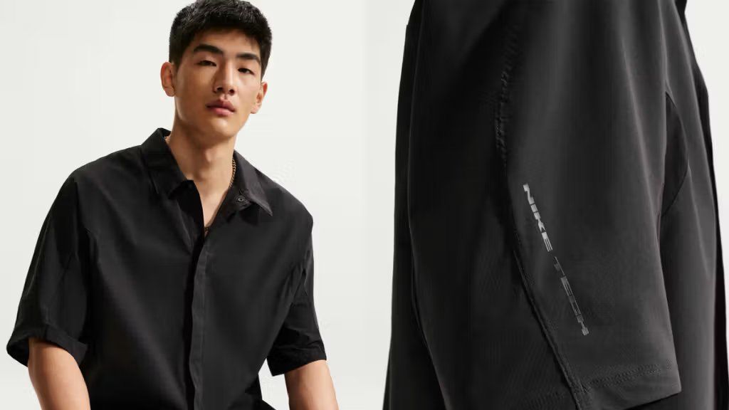 Nike Tech Helios summer performance apparel collection featuring moisture-wicking athletic wear in neutral colorways
