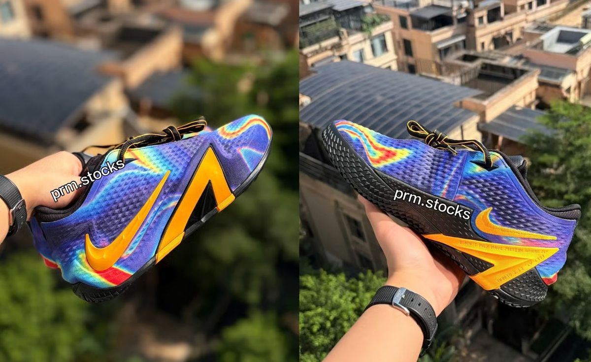 Nike Ja 4 Radar colorway featuring thermal heat map graphics across the upper