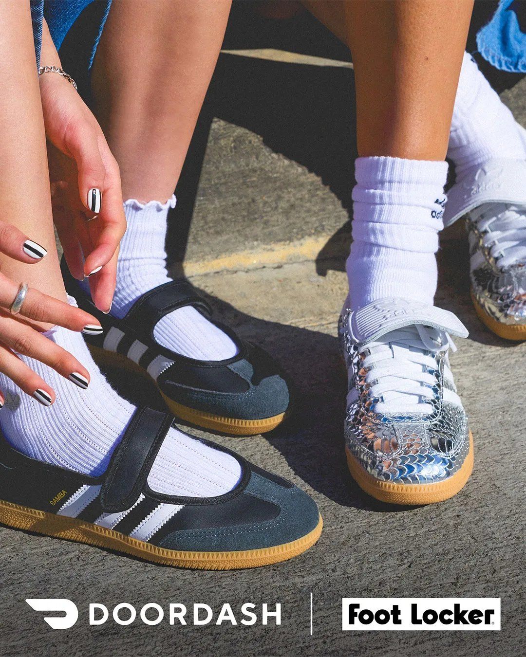 Foot Locker merchandise available for delivery through DoorDash platform