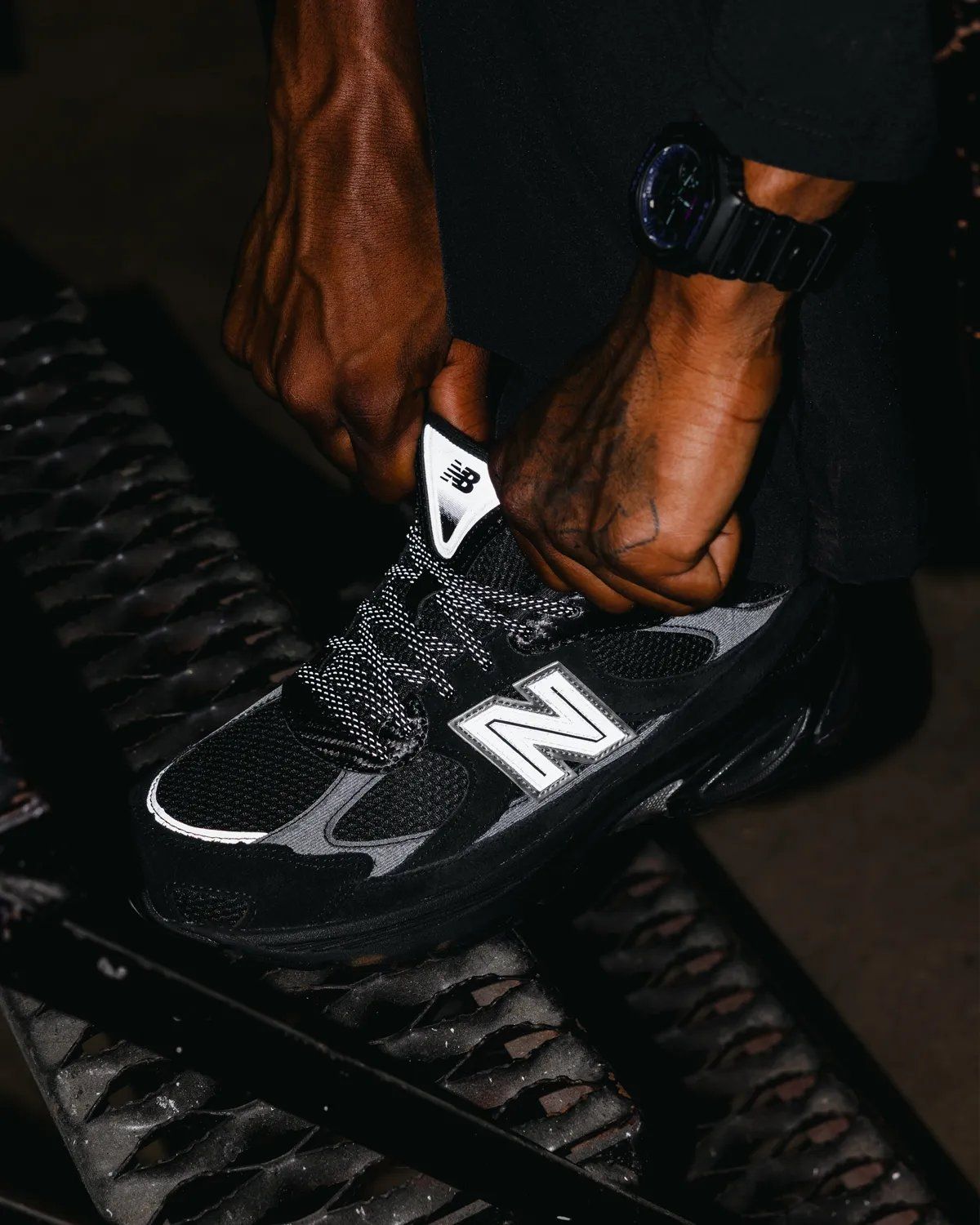 New Balance 2010 Carbon in black with carbon fiber accents and reflective 3M detailing, DTLR exclusive release