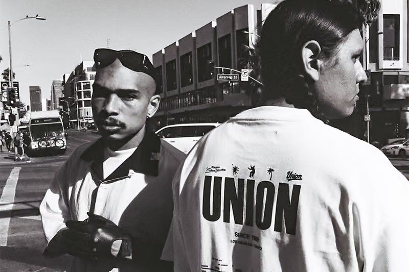 UNION LA and in･stru(mental). 35th anniversary capsule collection featuring coach jacket, bowling shirt, and accessories