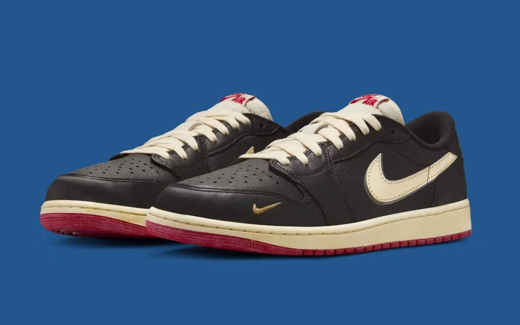 Nigel Sylvester x Air Jordan 1 Low OG 'Better With Time' in full profile view
