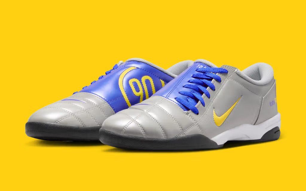 Nike Total 90 III in Brazil colorway, inspired by Ronaldo's legendary aesthetic