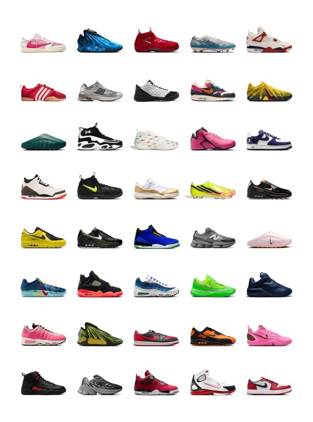 Collage of anticipated sneaker releases scheduled for May 2026