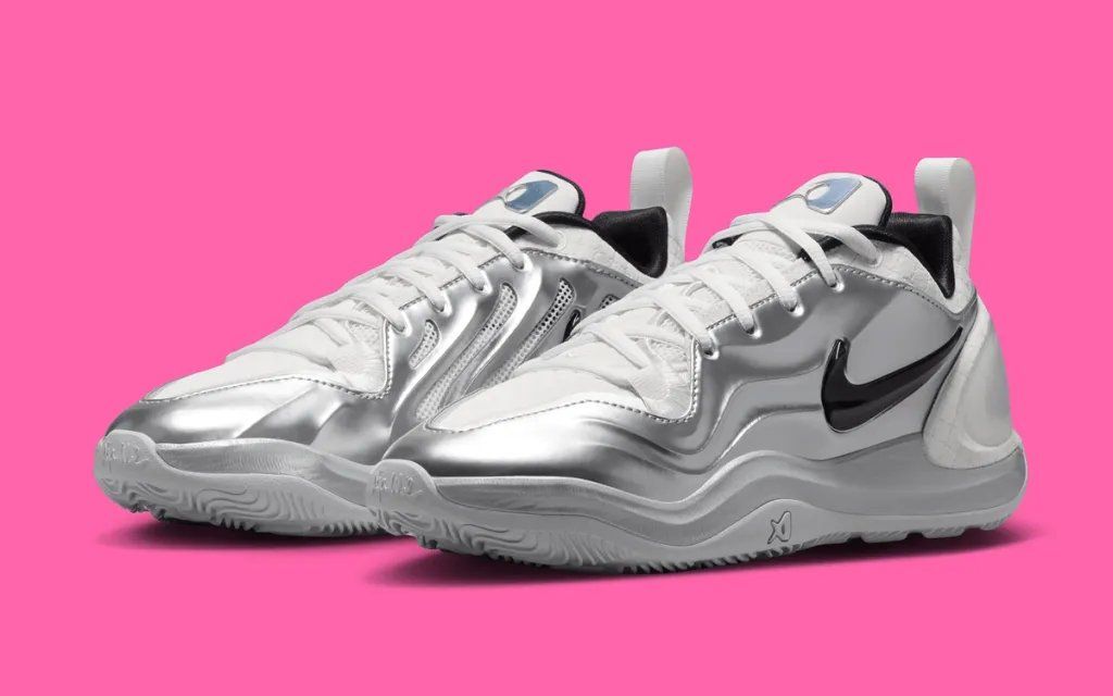 Nike A'Two signature basketball shoe in A'ja Wilson colorway, positioned for All-Star event