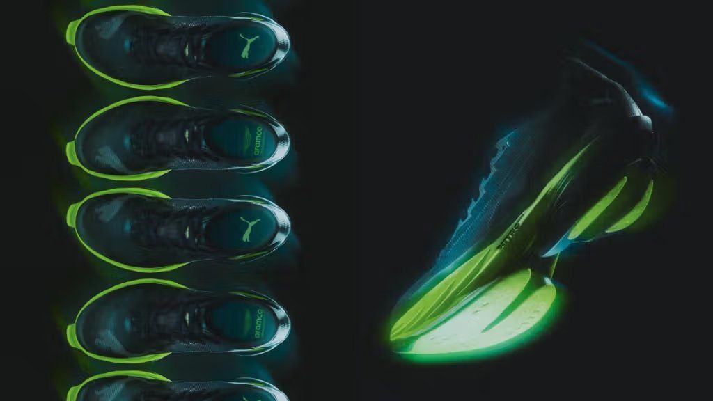 Puma x Aston Martin F1 capsule collection featuring performance-driven design and track-inspired silhouettes