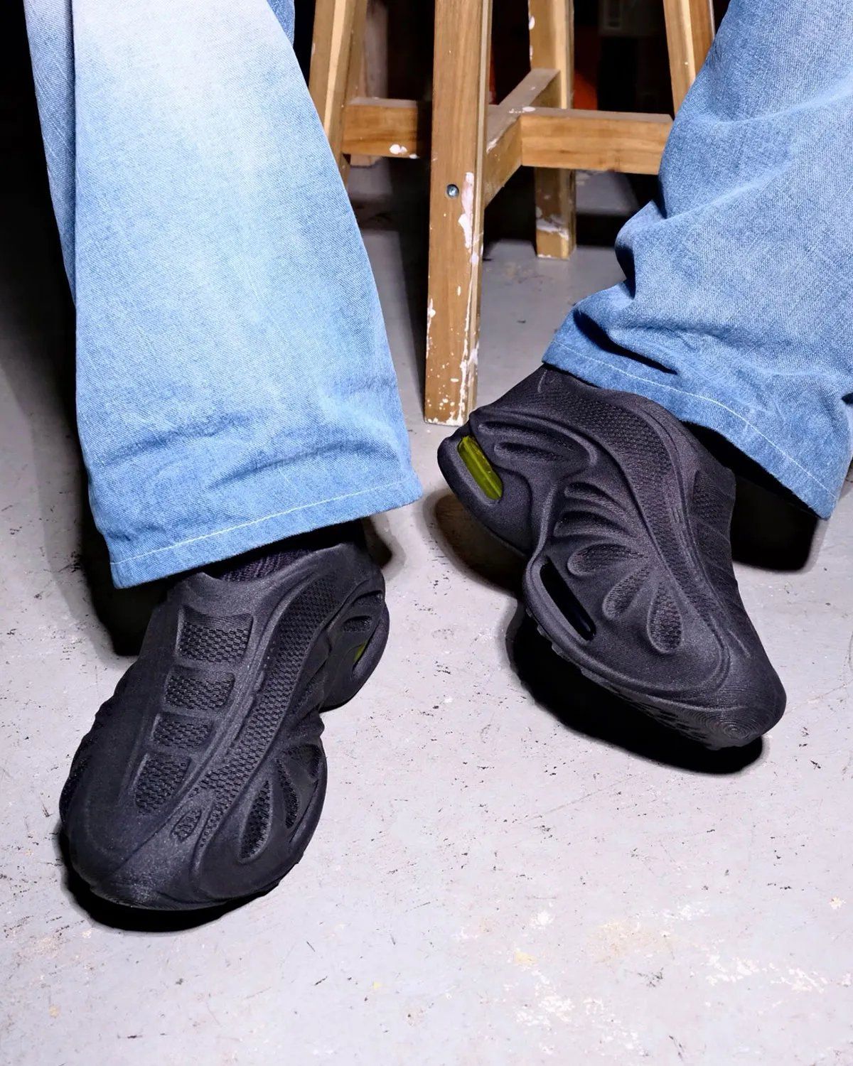 Nike AirWorks 3D-printed Air Max concept by Motoi Hatsuki featuring one-piece sculpted upper with air windows